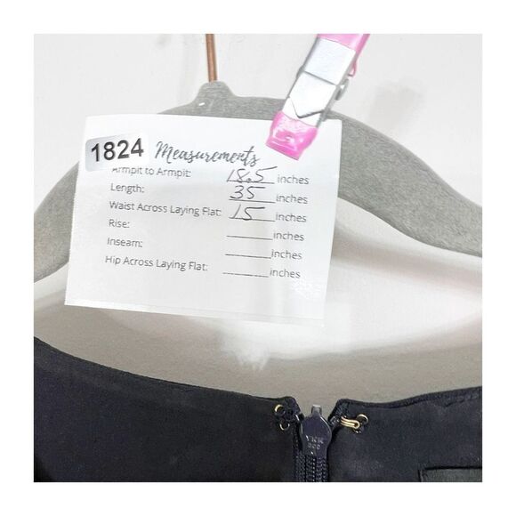 Club Monaco Women's Black Long Sleeve With Geometric Cutout  Sheath Dress Size 6 - Picture 2 of 7